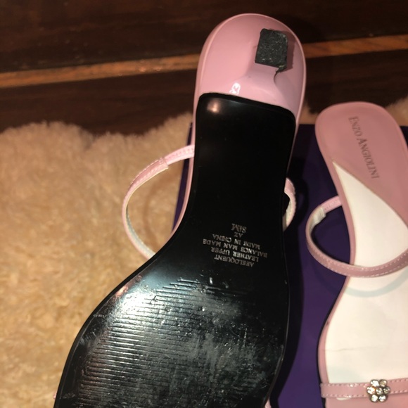 Adorable mini heels mauve diamond daisy accent - Picture 7 of 7